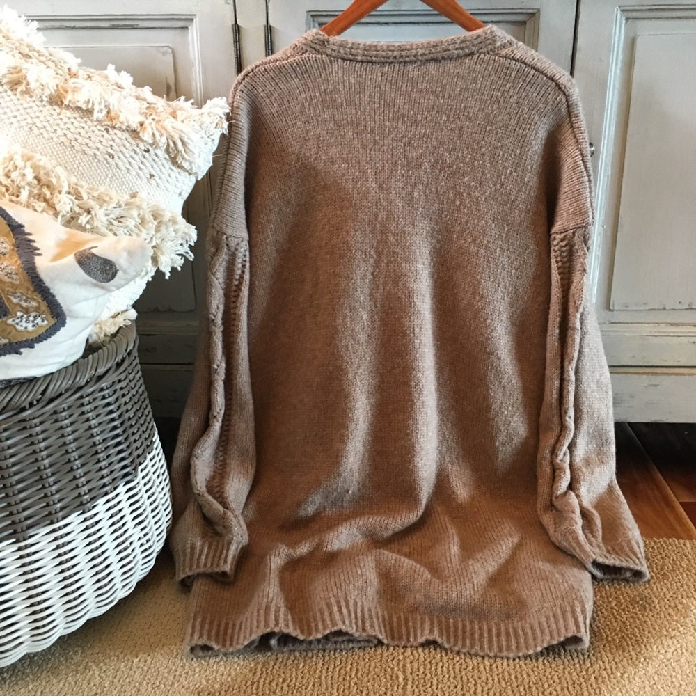 Last One! Flash Sale!  Cable Knit Cardigan Sweater - Picture 5 of 6